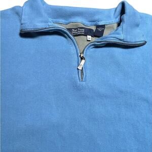 Nat Nast Sky Blue Half-Zip Sweater
